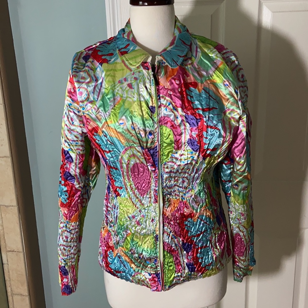 Ubu medium reversible jacket multi abstract